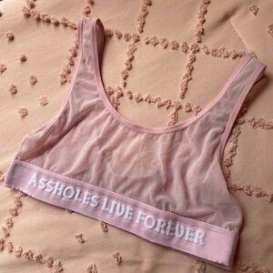 ALF mesh sports bra SZ MED